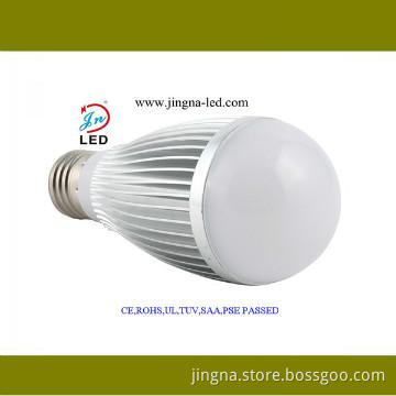 2013 dimmable DC12V CE ROHS UL TUV SAA PSE 7W  led bulb light